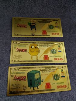 3 - Adventure Time Gold Foils!!