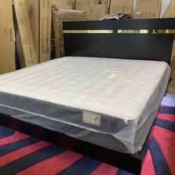 $699 Brand New King Bed Frame With Mattress (read description below)
