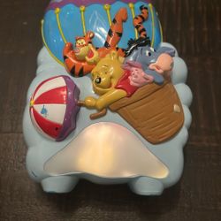 vintage winnie the pooh baby musical projector 