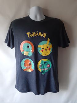 Pokemon men's black short sleeve graphic T-shirt size M