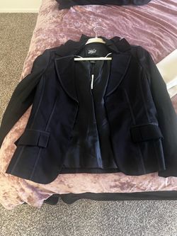 White House Black Market Blazer black