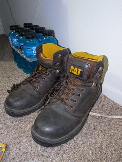 Steel toe boots cat caterpillar 8 MEN