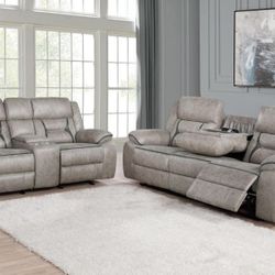 2 piece includes Sofa+Loveseat, optional matching chair add on