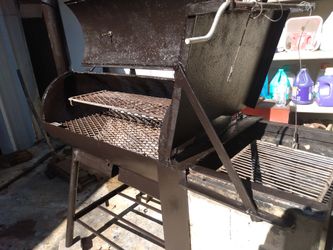 Bbq pit price negotiable.