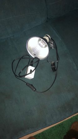 Reptile Heating Lamp With Timer And Clamp 