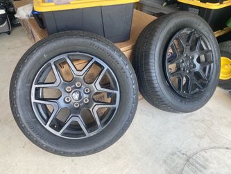 Tires and wheels, 20x8.5