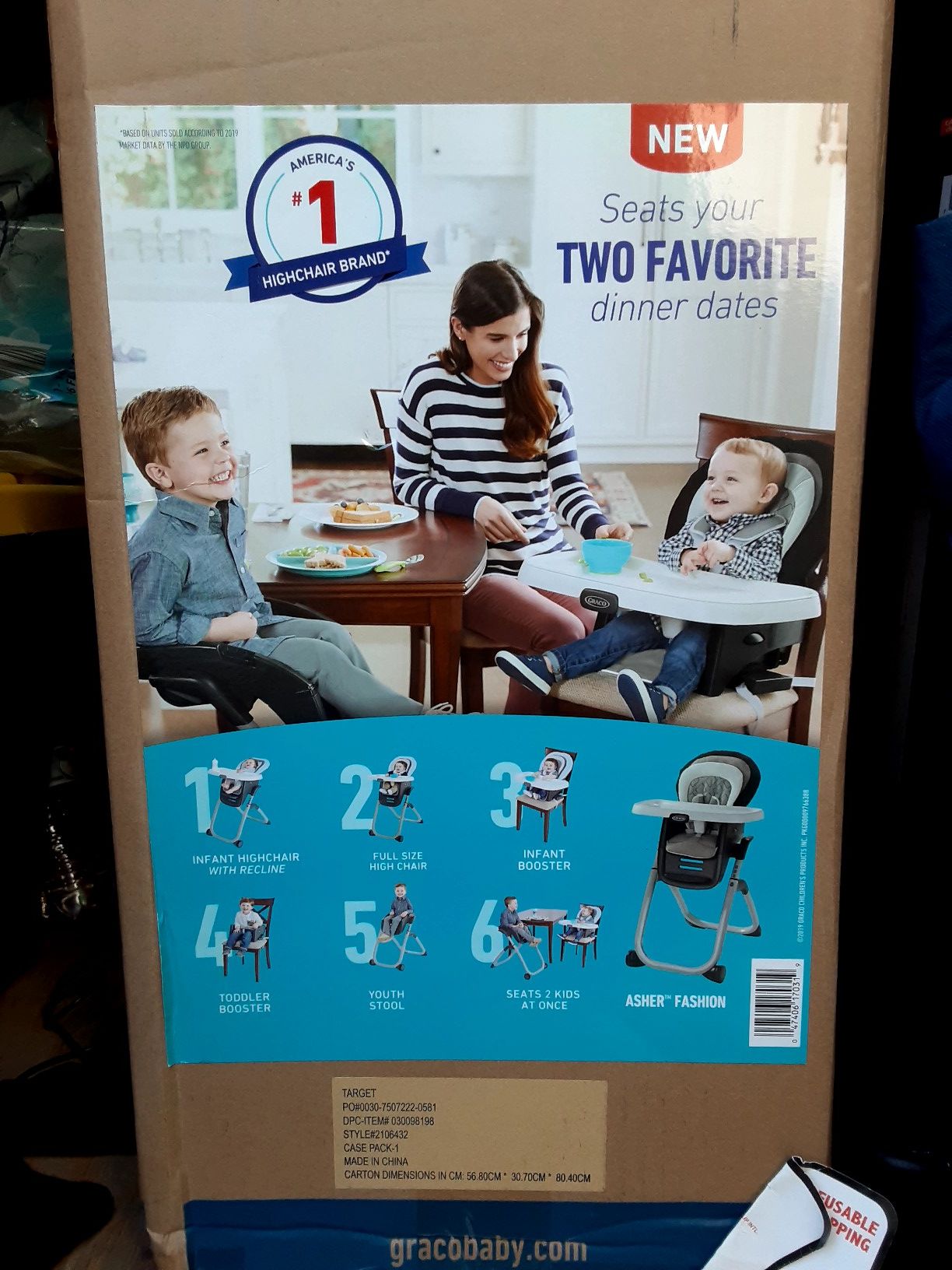 BRAND NEW GRACO 6 IN 1 HIGH CHAIR