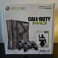Microsoft Xbox 360 S Call Of Duty MW3 Limited Edition NIB