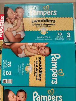 Pampers Size 3 (78 count) - $20 EACH OR 2 FOR $35