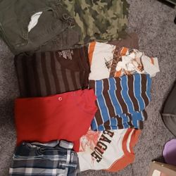Size 8 Boys Shirts And Shorts