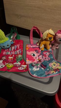 Shipkin and Little Pony Holiday bags