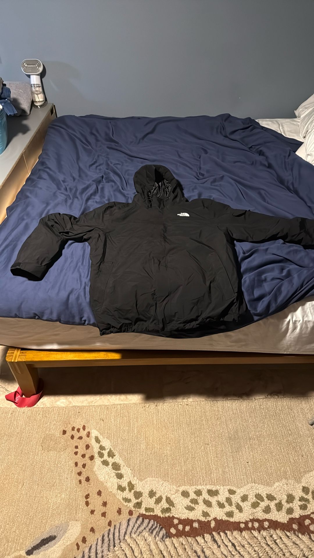 North Face Jacket Black Worn Once