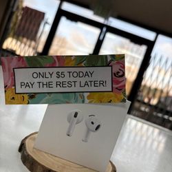 Apple Airpods 4 Wireless Headphones New - Pay $5 today and pay the rest later -