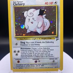 2000 Clefairy Holo Rare 6/130 Base Set 2