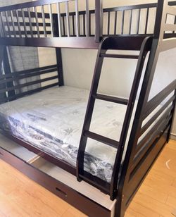 Litera Twin Y Full Size Nueva En Su Caja Incluye Colchones Y Cajones