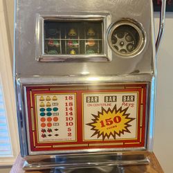 1960’s Slot Machine And Cabinet 