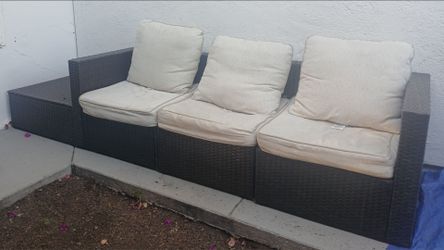 Sectional patio couch