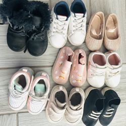 Toddler Branded Shoes ( Tommy, Nautica, Carters) Size: 4,5,6 