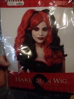 Halloween Harley Quinn Wig And Costume 
