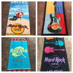 Hard Rock Cafe Beach Towels 