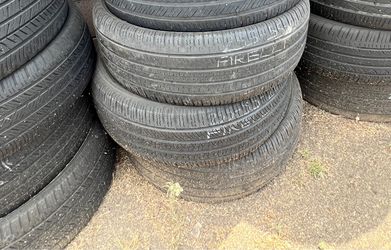 3x Used tires 255/55/20 Firelli