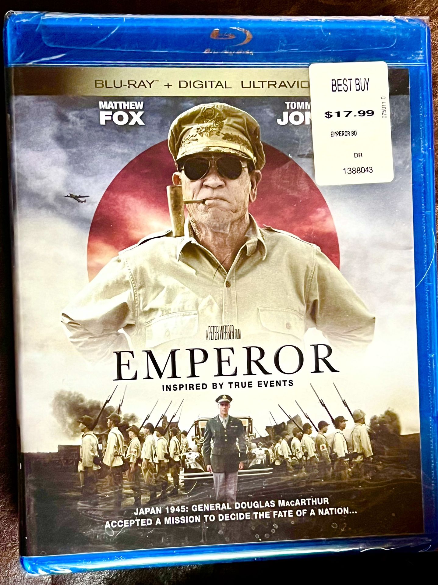EMPEROR New DVD Japan 1945 GENERAL DOUGLAS MacARTHUR Tommy Lee Jones