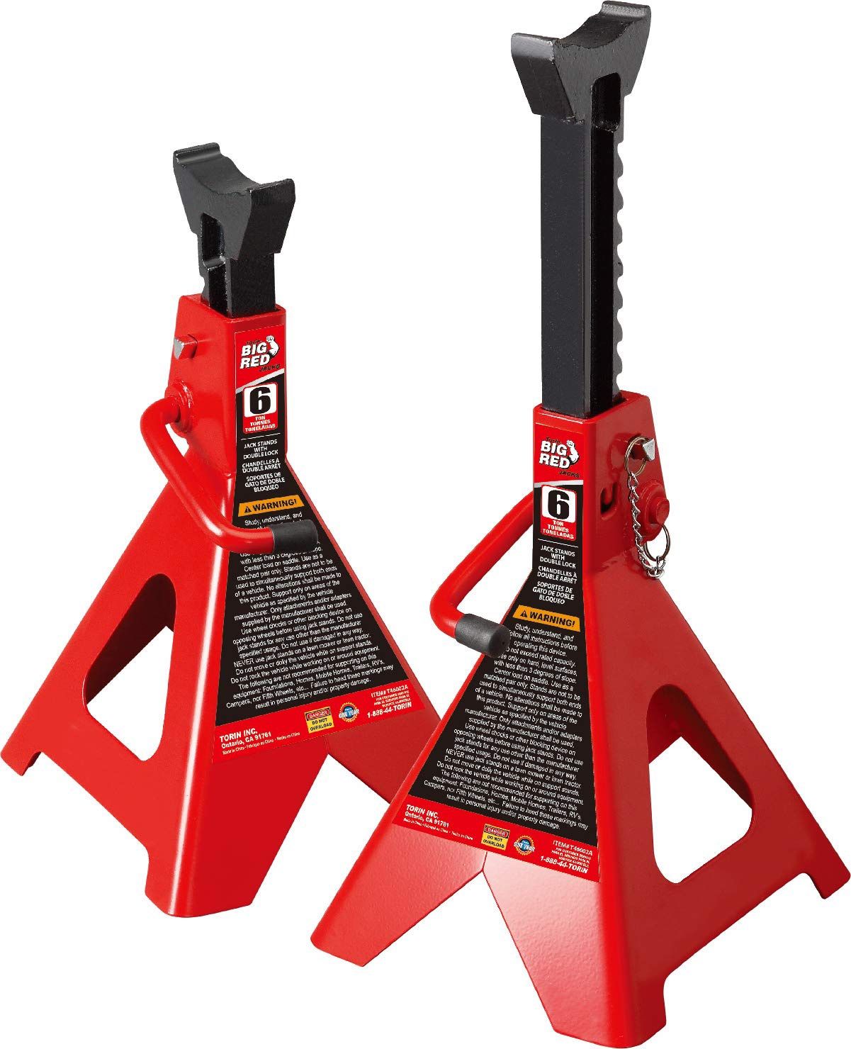 BIG RED T46002A Torin Steel Jack Stands