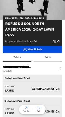 Rufus du Sol Gorge 2-Day Tickets
