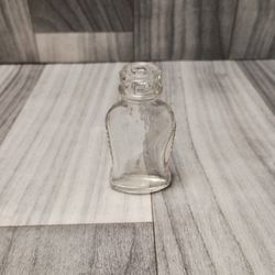 Antique Bayer Aspirin Glass Embossed Bottle No Cap