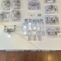 Free Brushed Nickel Door Handles and Hinges