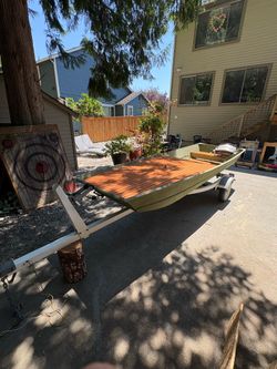 14ft Flatbottom and Trailer