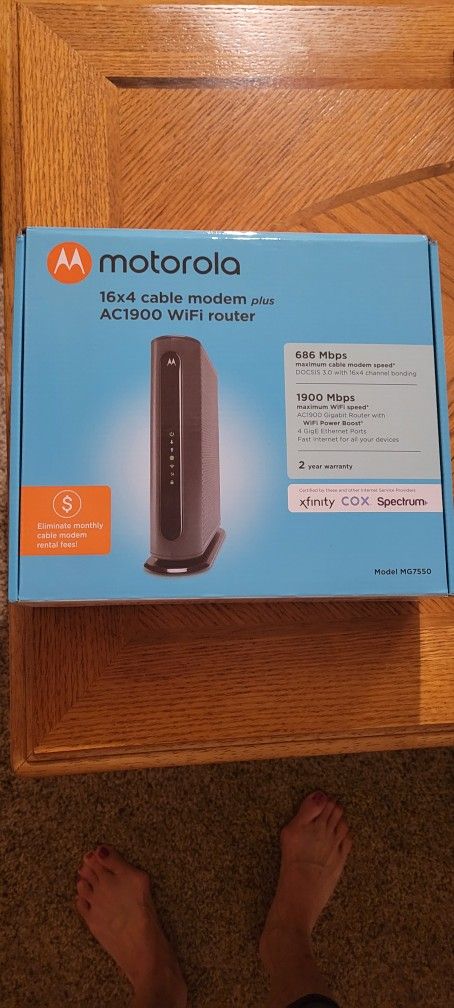 Cable Modem Plus Wifi Router