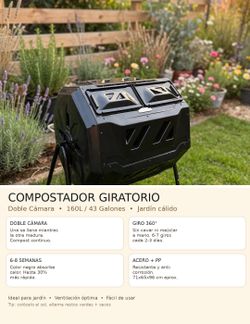 Composter semi nuevo