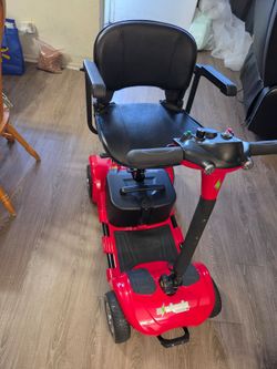 eWheels 4-Wheel Electric Mobility Scooter Red