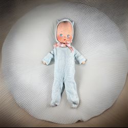 WWII Effanbee Dy-Dee Baby Musical Doll Wind Up Star Spangled Banner WW2 1942