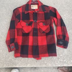 Bemidji Woolen Mills Red Plaid Kids Shirt