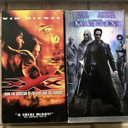Vintage Matrix/XXX VHS Tapes