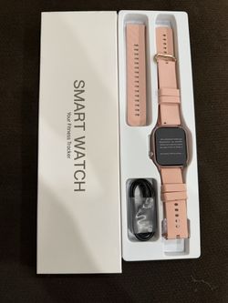 Pink Smart Watch Your Fitness Tracker