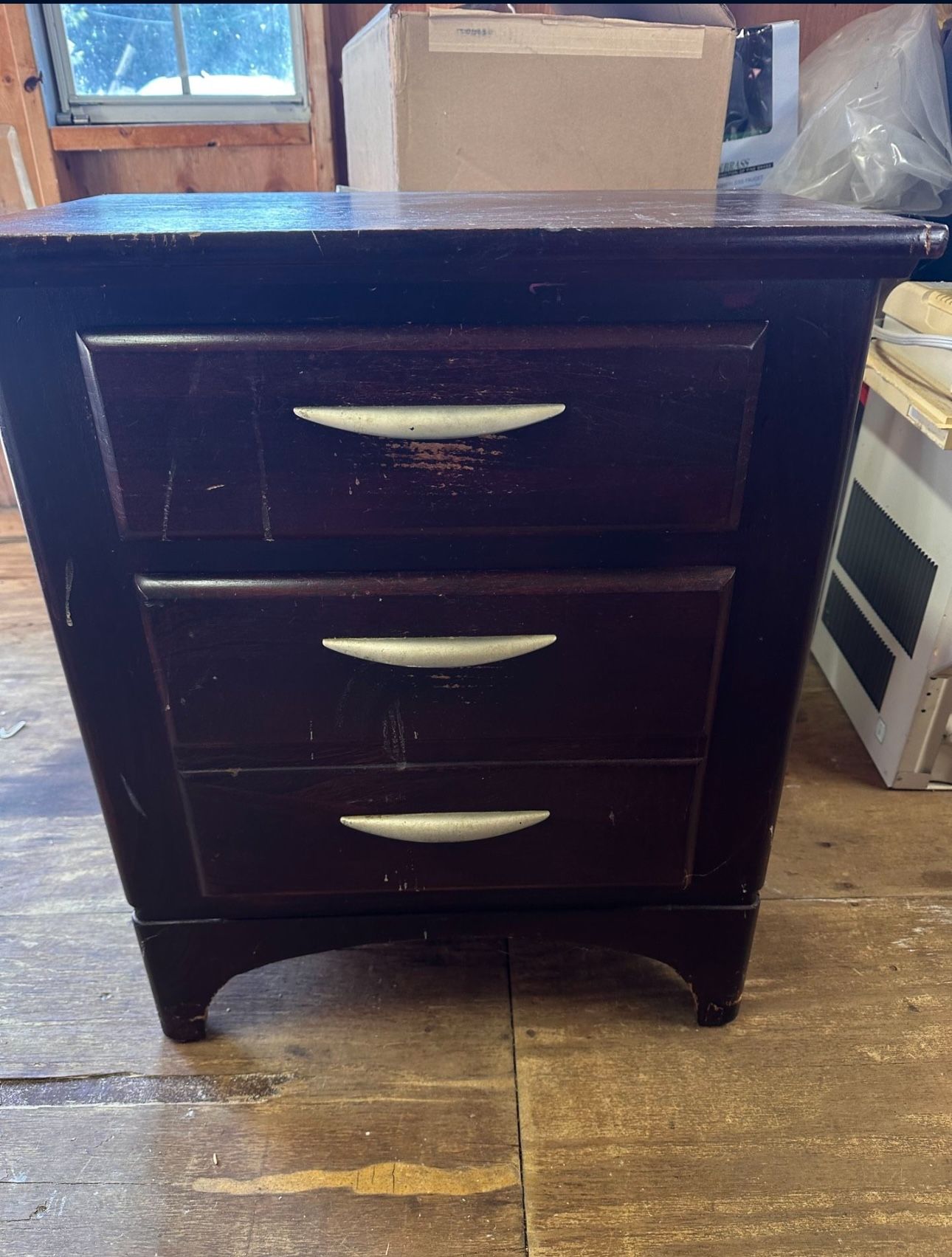 Night Stand Solid Wood