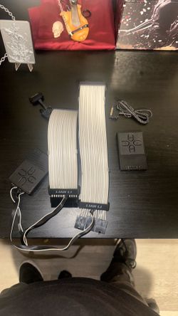 Lia li strimer power extension cables for motherboard and gpu