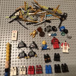 Lego Ninjago minifigure parts