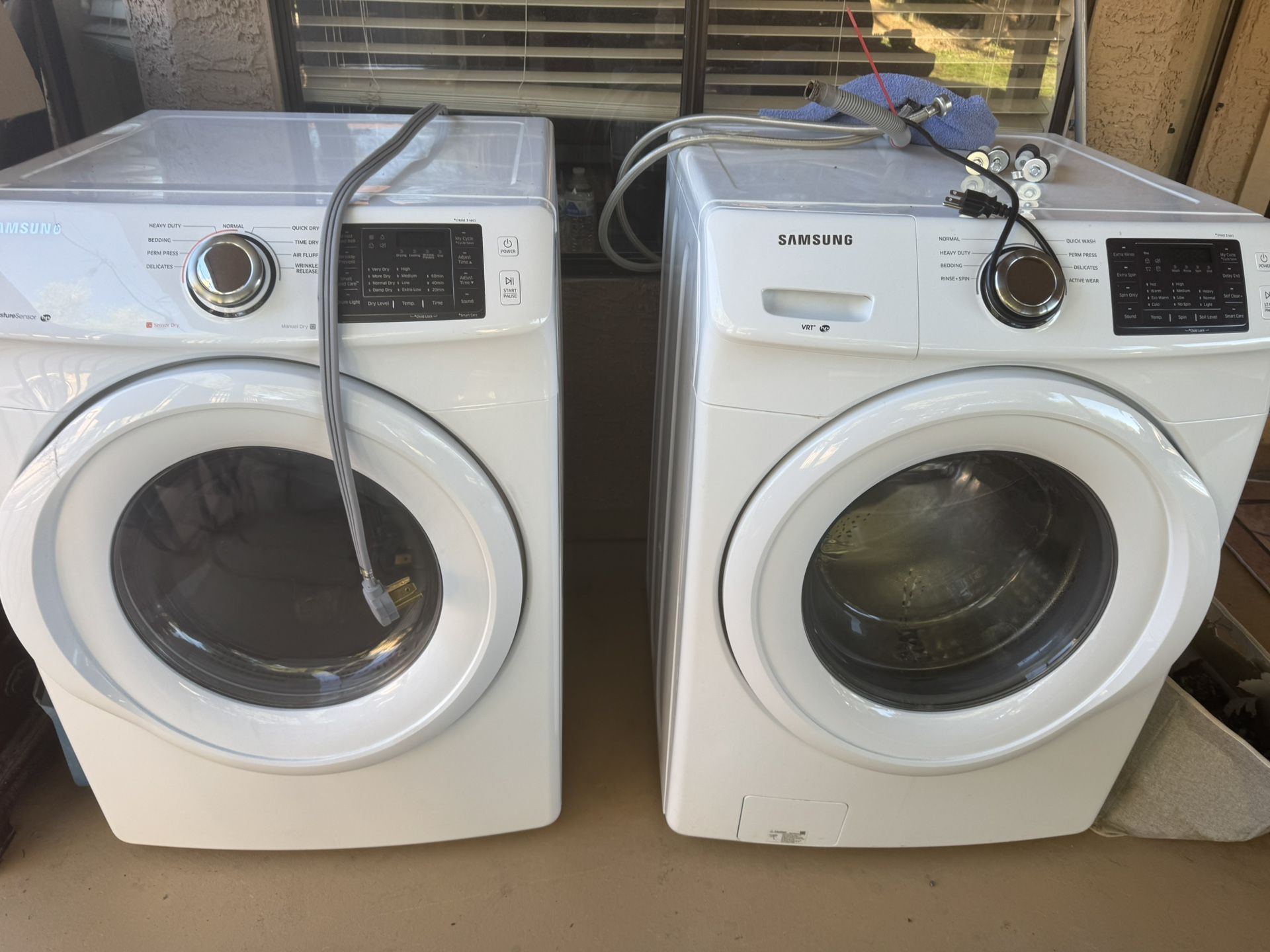 Washer and dryer
