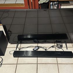 Samsung 55” Tv and Surround Sound Speaker System