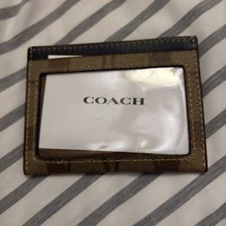 Coach Card Holder