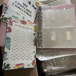 Piggy Bank 100 Envelope Savings Challenge $15