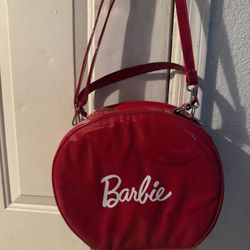 Barbie X Unique Vintage 1950s Red Leatherette Commuter Set Circle Bag