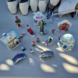 Santa's village set