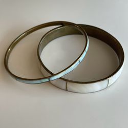 Vintage enamel bracelets