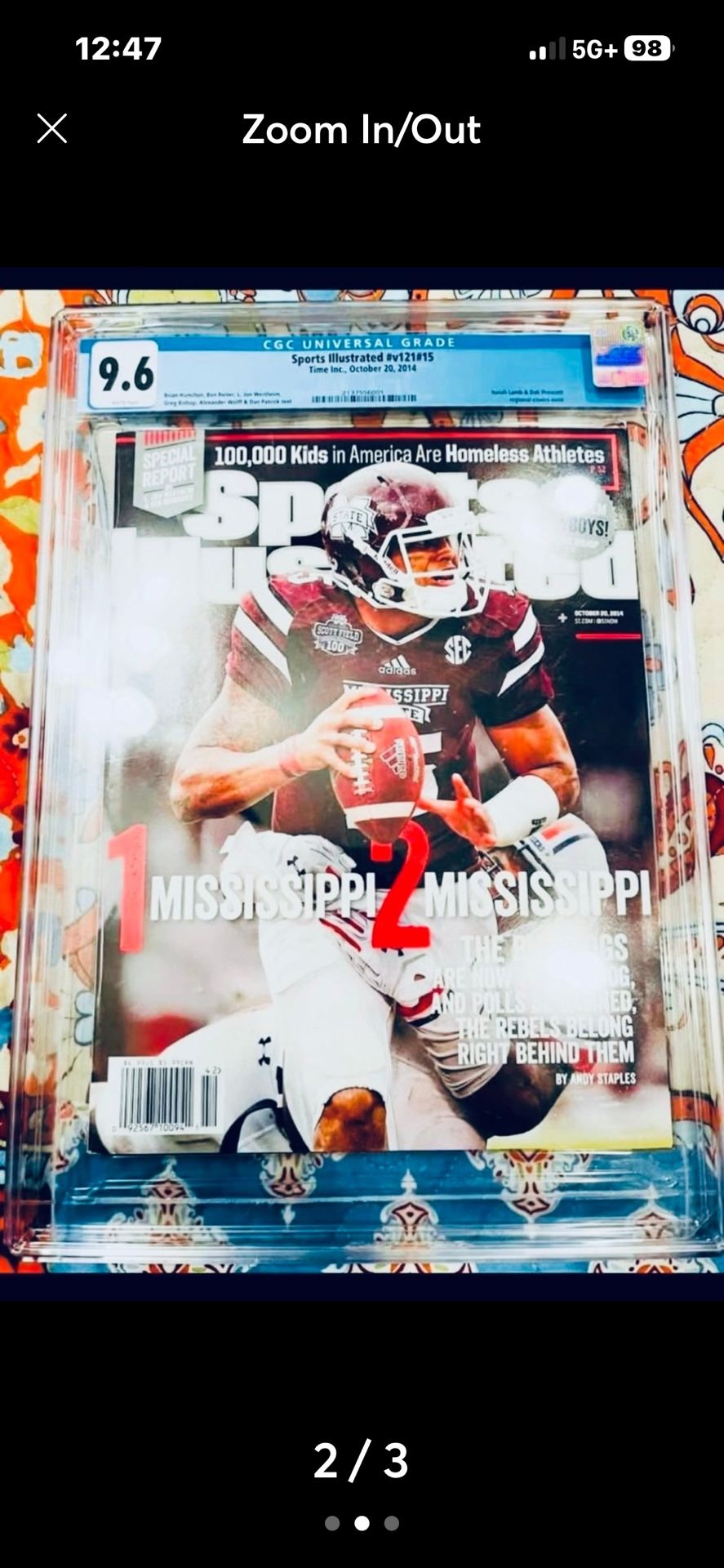 9.6 Graded Dak Prescott Sports Illustrated Magazine