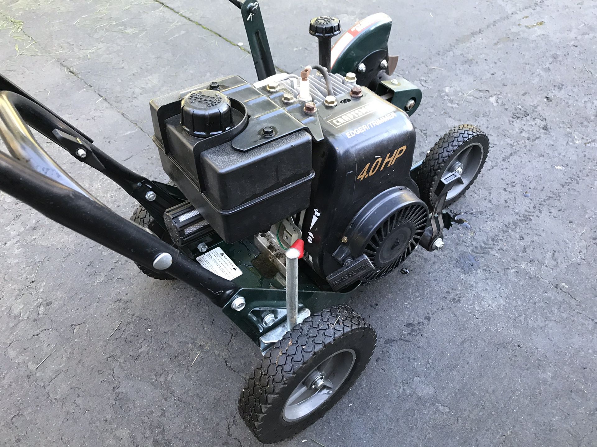 Craftsman 4.0 HP Gas Powered Landscape Edger (Curb Runner) for Sale in